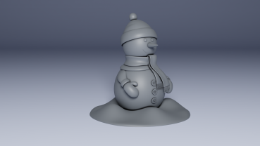 Lustiger Schneemann